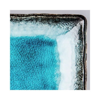 Modrý keramický servírovací tanier MIJ Sky, 29 x 12 cm – Obrázok 3