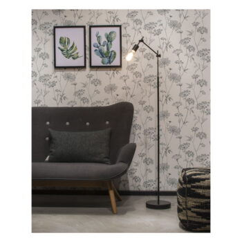 Čierna stojacia lampa s kovovým tienidlom (výška 170 cm) Sheffield – it's about RoMi - Image 6