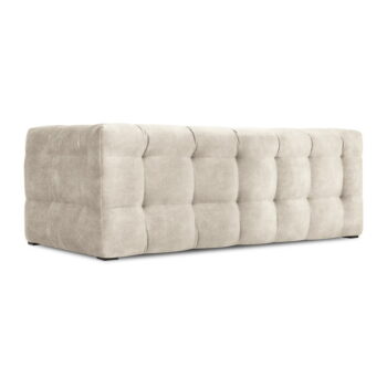 Béžová zamatová pohovka Windsor & Co Sofas Vesta, 208 cm – Obrázok 3