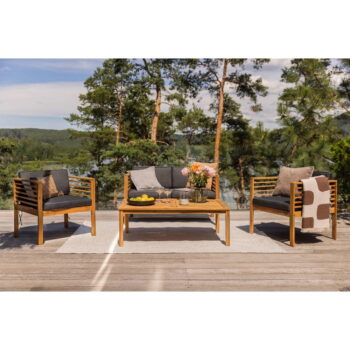 Biely/béžový vonkajší koberec 150x80 cm - NORTHRUGS - Image 6