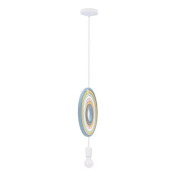 Závesné svietidlo s textilným tienidlom Single – Candellux Lighting - Image 5