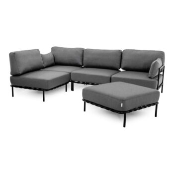 Tmavosivá záhradná modulárna pohovka 234 cm Salve – Sit Sit – Obrázok 11