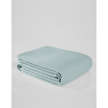 Bavlnený pléd v mentolovozelenej farbe na dvojlôžko 200x230 cm Serenity - Mijolnir – Obrázok 2