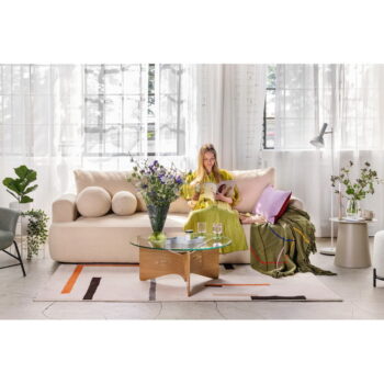 Oranžovo-krémový koberec 140x200 cm Linea – Bonami Selection – Obrázok 10