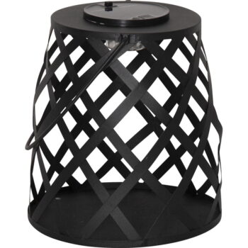 Čierny LED lampáš Star Trading Calabria, výška 20 cm - Image 3