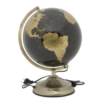 Stolová lampa v tvare glóbusu Mauro Ferretti Globe Bronze, ø 25 cm - Image 8