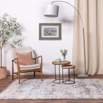 Krémovobiely koberec 200x290 cm Flores – Asiatic Carpets - Image 2