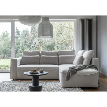 Krémovobiela rozkladacia rohová pohovka (variabilná) Homely Tommy – Miuform - Image 5