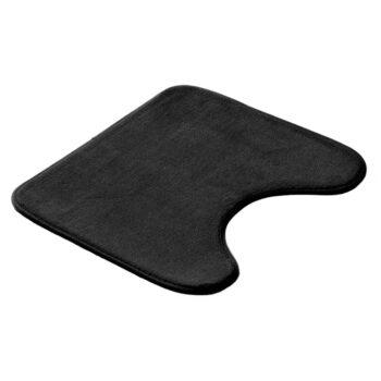 Čierna WC kúpeľňová predložka 45x45 cm Vitamine – douceur d'intérieur – Obrázok 3
