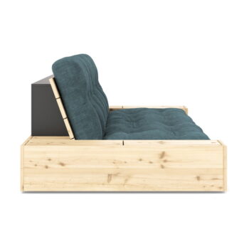 Modrá menčestrová rozkladacia pohovka 244 cm Base – Karup Design - Image 3
