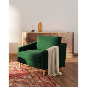 Tmavozelené relaxačné kreslo Karoto – Ame Yens – Obrázok 4