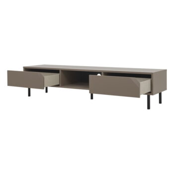 Tmavosivý TV stolík 177x39 cm Corner - Tenzo – Obrázok 4
