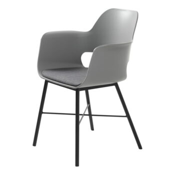 Sivá jedálenská stolička Unique Furniture Wrestler – Obrázok 2