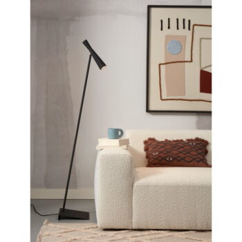 Čierna stojacia lampa s kovovým tienidlom (výška  145,5 cm) Bordeaux – it's about RoMi - Image 7