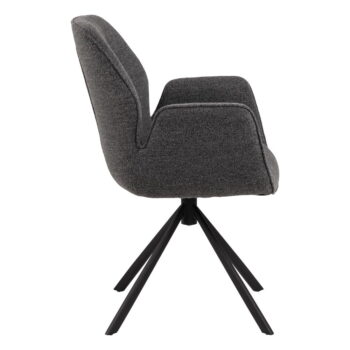 Tmavosivá jedálenská stolička Aura – Actona - Image 6