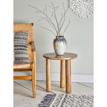 Okrúhly odkladací stolík z mangového dreva ø 40 cm Stella – Bloomingville - Image 5