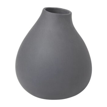 Tmavosivá porcelánová váza (výška 17 cm) Nona – Blomus