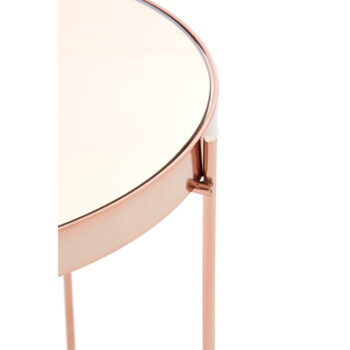 Okrúhly odkladací stolík so sklenenou doskou ø 43 cm Allure – Premier Housewares - Image 3
