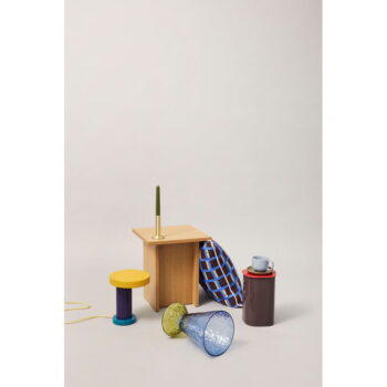Odkladací stolík v dekore duba 35x35 cm Straight - Hübsch – Obrázok 5