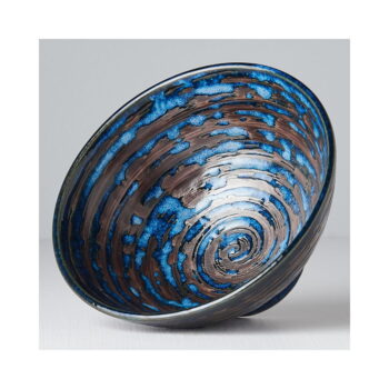 Modrá keramická miska MIJ Copper Swirl, ø 16 cm - Image 3