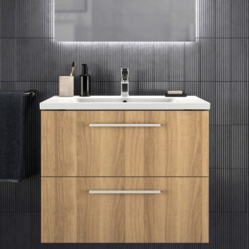 Závesná skrinka pod umývadlo v dekore duba v prírodnej farbe 80x63 cm i.Life B – Ideal Standard - Image 10