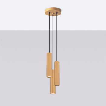 Závesné svietidlo v zlatej farbe ø 19,5 cm Gleam – Nice Lamps - Image 5