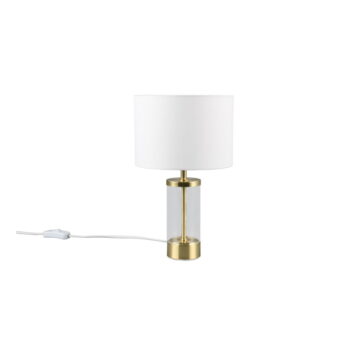 Stolová lampa v zlatej farbe s textilným tienidlom (výška 33,5 cm) Grazia – Trio – Obrázok 3