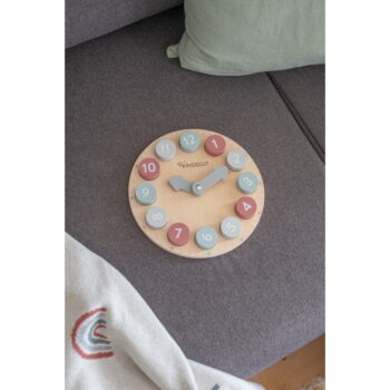 Drevené vkladacie puzzle Clock – Kindsgut - Image 4