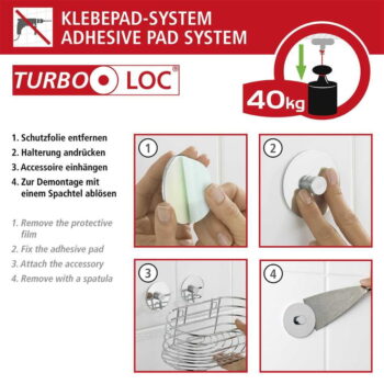 Antikoro toaletná kefa Wenko Turbo-Loc® Orea - Image 5