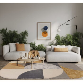 Okrovožltý vlnený koberec 160x230 cm Sunset – Asiatic Carpets - Image 2