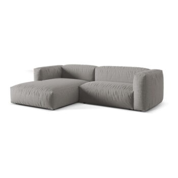 Svetlosivá modulárna rohová pohovka (ľavý roh) Martina – Micadoni Home - Image 3