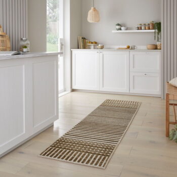 Zelený umývateľný behúň zo ženilky 60x240 cm Elton – Flair Rugs - Image 3