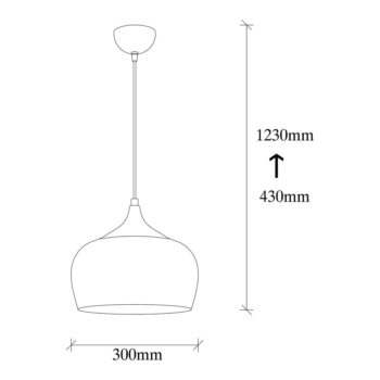 Závesné svietidlo v zlatej farbe s kovovým tienidlom ø 30 cm Berceste – Opviq lights - Image 5