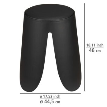 Čierna plastová stolička Comiso – Wenko - Image 7
