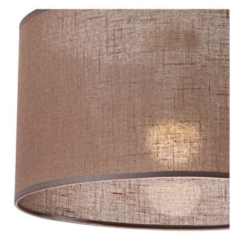Hnedé závesné svietidlo s textilným tienidlom ø 35 cm Vivian – LAMKUR - Image 5