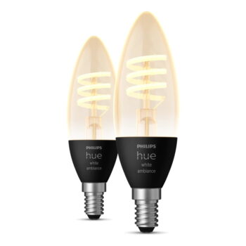 Filamentové žiarovky v súprave 2 ks E14, 5 W White ambiance – Philips Hue - Image 2