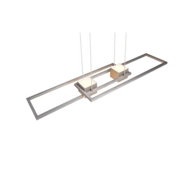 LED stmievateľné závesné svietidlo na diaľkové ovládanie v striebornej farbe Albany – Trio – Obrázok 5