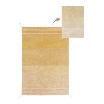 Okrovožltý bavlnený koberec 170x240 cm Twin Amber – Lorena Canals