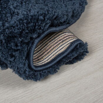 Tmavomodrý okrúhly koberec ø 133 cm – Flair Rugs - Image 3
