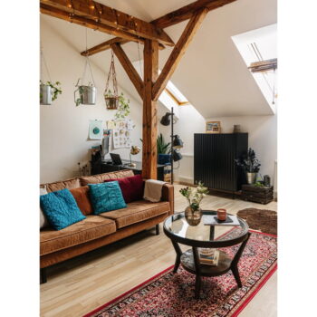 Červený behúň Nouristan Skazar Isfahan, 80 x 250 cm – Obrázok 3