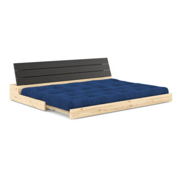 Modrá menčestrová rozkladacia pohovka 196 cm Base – Karup Design - Image 3