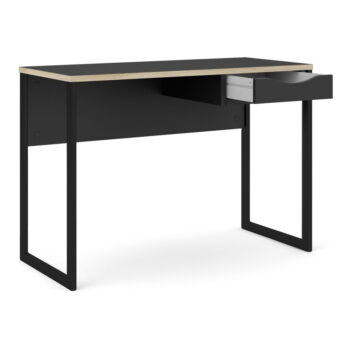 Čierny pracovný stôl Tvilum Function Plus, 110 x 48 cm - Image 3