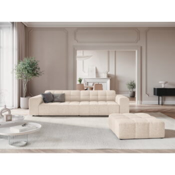 Krémová pohovka 244 cm Chicago – Cosmopolitan Design - Image 5