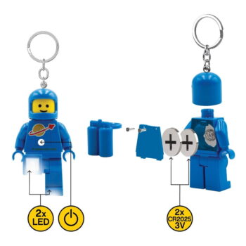 Modrá kľúčenka so svietidlom Spaceman – LEGO® - Image 6