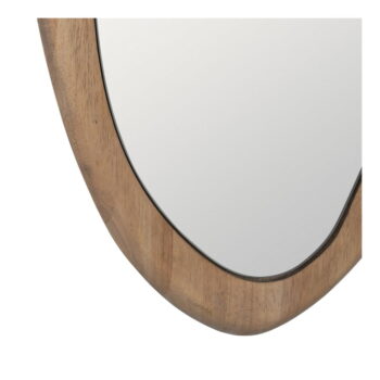 Nástenné zrkadlo s dreveným rámom 50x100 cm Rona – Ixia – Obrázok 4