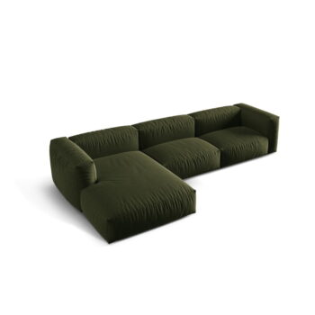 Zelená modulárna rohová pohovka (ľavý roh) Martina – Micadoni Home – Obrázok 2