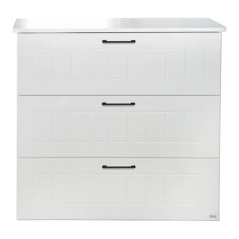 Biela nízka detská komoda 98x91 cm Sylt – Roba - Image 2
