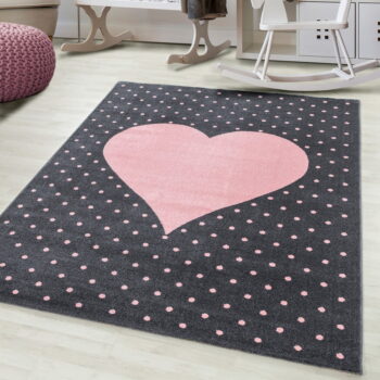 Ružovo-sivý detský koberec 120x170 cm Bambi – Ayyildiz Carpets - Image 2