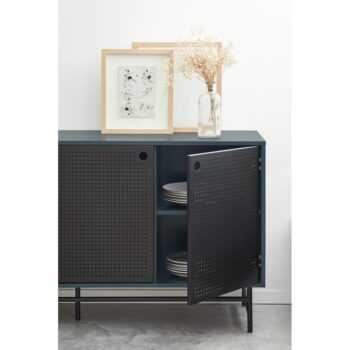 Čierno-modrá komoda Teulat Punto, šírka 150 cm - Image 3