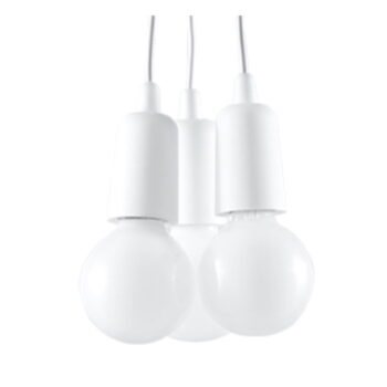 Biele závesné svietidlo ø 15 cm Rene – Nice Lamps - Image 9